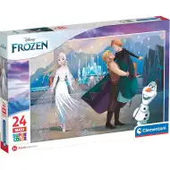 Ľadové kráľovstvo 24 ks maxi supercolor puzzle - Clementoni