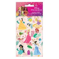 Luna: Disney Princezné samolepiaca sada nálepiek, 5 ks na hárku 8x12 cm