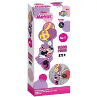Luna: Dvojstranné podlahové puzzle Minnie Mouse na vyfarbovanie, 54 dielov