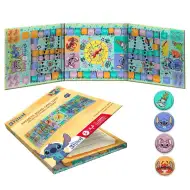 Luna: Magnetická skladacia spoločenská hra „Človeče, nehnevaj sa!“ s postavičkami Disney Stitch