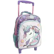 Luna: Must Team Unikornis 2-oddelený školský batoh na kolieskach, ruksak 27x10x31 cm