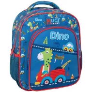 Luna: Must Team dinosauří zaoblený dvojkomorový škôlkarský batoh 27x10x31 cm