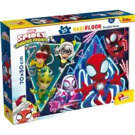 Marvel Spidey 2 v 1 maxi 35-dielne puzzle a omaľovánka 70x50cm - Lisciani