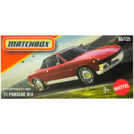 Matchbox: 71 Porsche 914 červené autíčko v papierovej krabičke 1/64 – Mattel