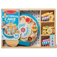 Melissa&amp; Doug: Narodeninová torta herná súprava z dreva - Spin Master