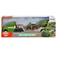 Mikro prepravný kamión s traktorom Fendt a lisom na balíky - Dickie Toys