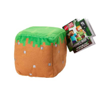 Minecraft Blocks plyšová figúrka - Grass Block figúrka - Mattel