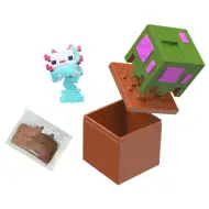 Minecraft Reveal minifigúrka v úložnom boxe - Dub - Mattel