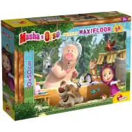 Míša a medveď kúpanie 24-dielne maxi podlahové puzzle 70x50 cm - Lisciani