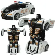 Model auta: Transformovateľný Bugatti Veyron s kolesami na pružinách v rôznych variantoch, 13 cm, 1 ks