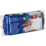 Modelovacia hmota Carioca DÉCO biela 500 g