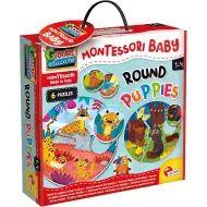 Montessori: Sada puzzle mláďat zvierat 42 ks - Lisciani