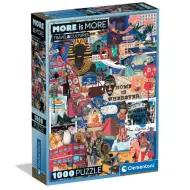 More is More: Cestovanie a kultúra 1000-dielne puzzle - Clementoni