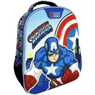 Must... Captain America zaoblený detský batoh 27x10x31 cm