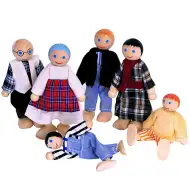 Rodina - bábiky do domčeka