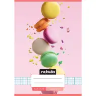 Nebulo: Kockovaný zošit s motívom makróniek A/5 27-32