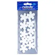 Nebulo: Mini kvety polystyrénová dekorácia 10 ks sada