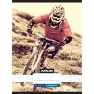 Nebulo: Šitý štvorčekový zošit s bicyklovým motívom 87-32 A/4