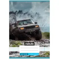 Nebulo: Zošit s linajkami pre 4. ročník s motívom terénneho off road auta, 21-32, formát A/5