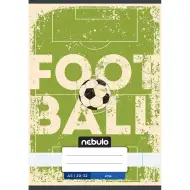 Nebulo: Zošit s mäkkou väzbou A5, 20-32 strán, s motívom - Futbal
