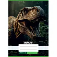 Nebulo: Zošit s motívom T-Rexa pre 4. ročník, linajkový, formát A5, 21-32