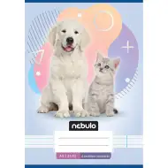 Nebulo: Zošit s motívom psa a mačky pre 4. ročník, linajkový, A/5, 21-32