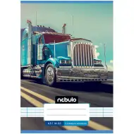Nebulo: Zošívaný čiarový zošit pre 1. ročník s motívom kamiónu 14-32 A/5