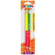 Neónová dvojfarebná 2ks sada maxi pasteliek - Carioca