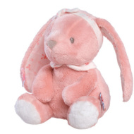 Nicotoy: Louise plyšový zajačik v ružovej farbe 13 cm - Simba Toys