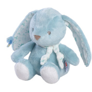 Nicotoy: plyšový zajačik Louise v modrej farbe 13 cm - Simba Toys