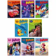 Omaľovánka Disney+ v rôznych verziách A4