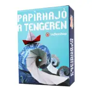 Papierová loď na mori kartová hra