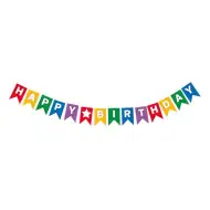 Party banner s nápisom "Happy Birthday" 230 cm