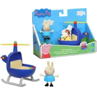Peppa Pig: Sada malého vrtuľníka a figúrky Rebeky Zajaca - Hasbro