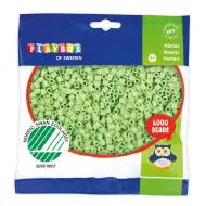 PlayBox: 5mm MIDI zažehlovacie korálky 6000ks v pastelovej zelenej farbe