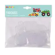 PlayBox: 5mm MIDI zažehlovacie korálky podložky 3ks balenie - Vozidlá