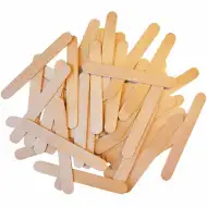 PlayBox: Dekoračné drevené paličky so zaoblenými rohmi 150x18mm balenie 100 ks