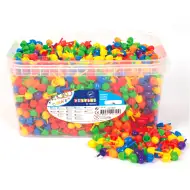 PlayBox: Farebná mozaika gombíky 1600 ks v sade, priemer 1,5 cm