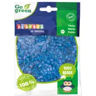 PlayBox: Go Green 5mm MIDI žehliace korálky, 1000 ks, modrá farba
