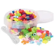 PlayBox: Korálky s figúrkami v krabici, 250g sada