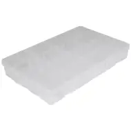 PlayBox: Priehľadná nastaviteľná úložná krabica s priehradkami 29,5x18,5x4,5 cm