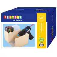 PlayBox: Stojan na lepiacu pištoľ z dreva 14,5x11cm