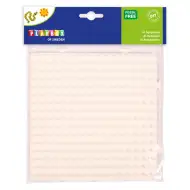PlayBox: Štvorcová základná doska z bio-plastu 16x16cm pre 5mm MIDI korálky na žehlenie.