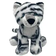 Plušový biely tiger 21cm