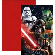 Pozvánka na Star Wars párty, sada 6 ks