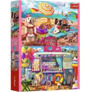 Prázdniny 2x500 dielikov puzzle - Trefl