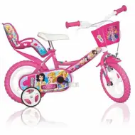 Princezná ružový detský bicykel vo veľkosti 12 - Dino Bikes bicykel