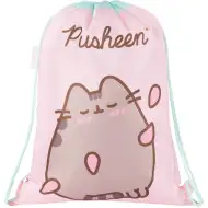 Pusheen ružový športový vak, taška na šport 34x43 cm
