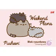 Pusheen skicár A4, 20 listov