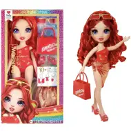 Rainbow High: Plážová módna bábika na opaľovanie Ruby – módna bábika na obliekanie